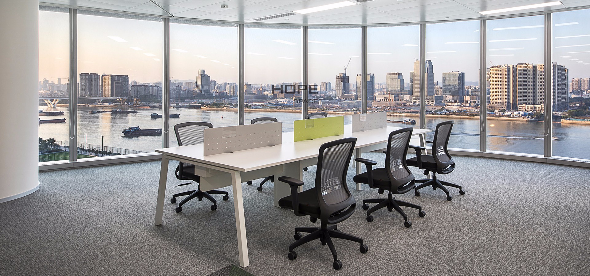 天幕，江景无敌的办公空间